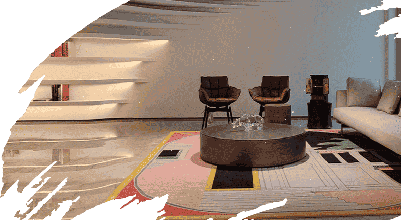 Stylish carpets for living room Dubai