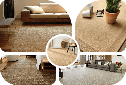 Sustainable sisal carpet Dubai